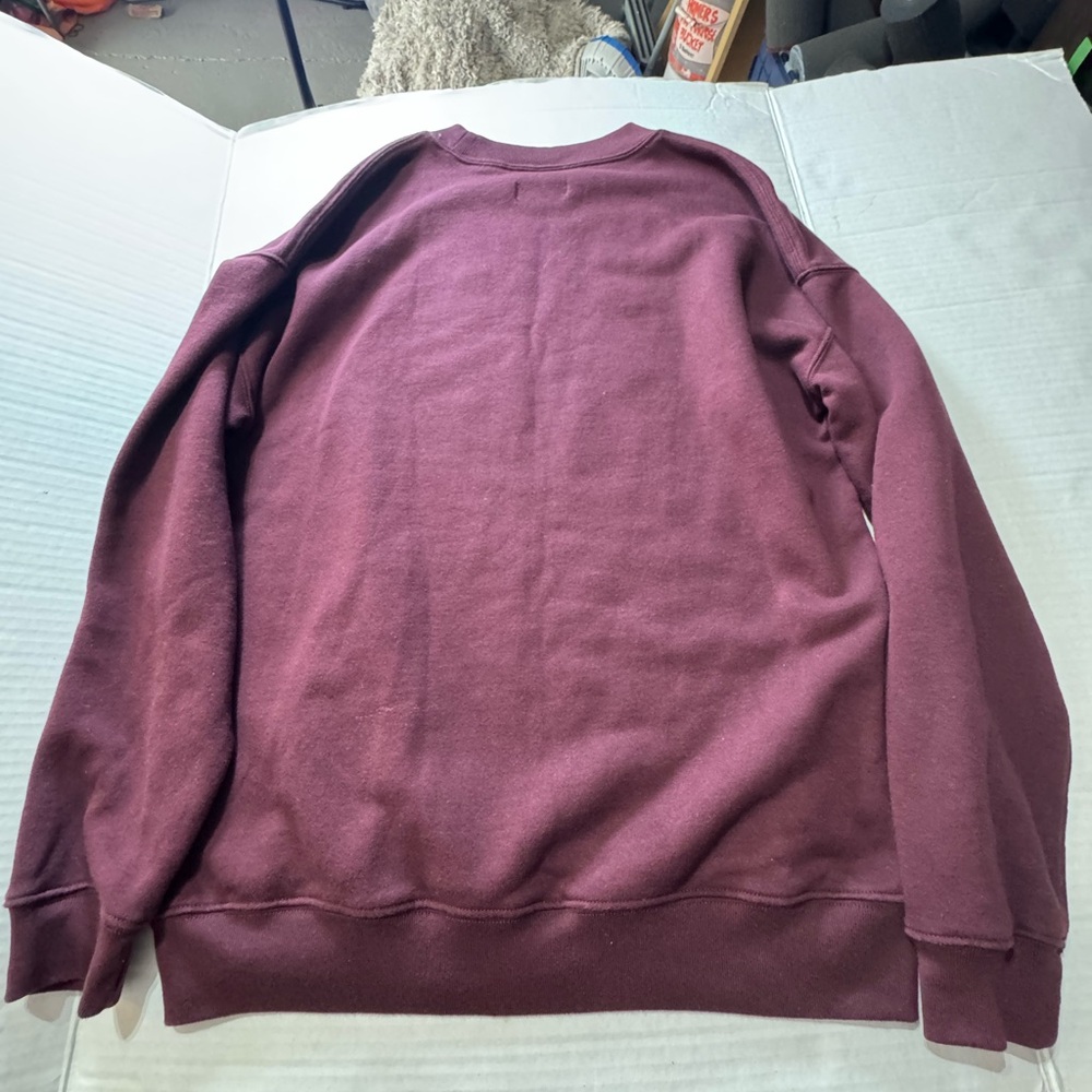 Vintage State of Mind Maroon Grand Canyon Crewneck Sweater - Picture 2 of 6